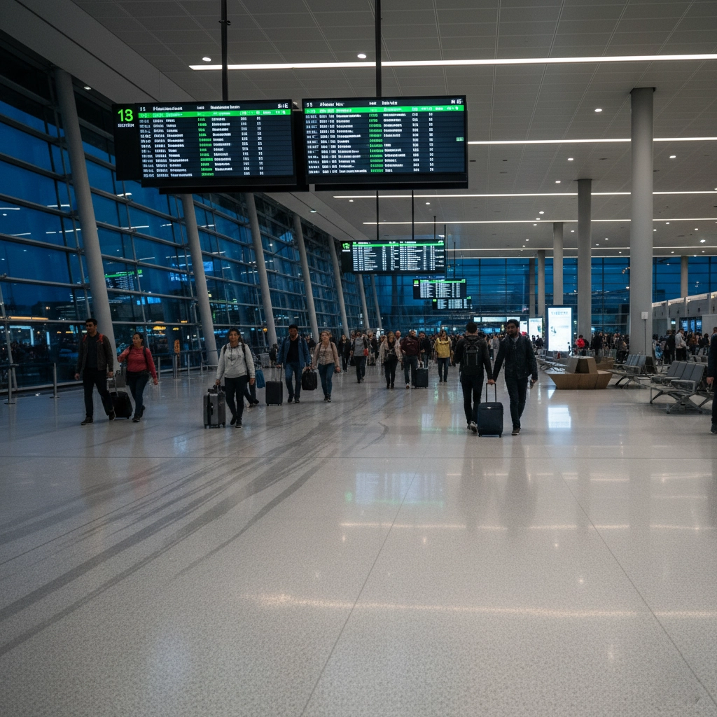 Airport terminal cleaning