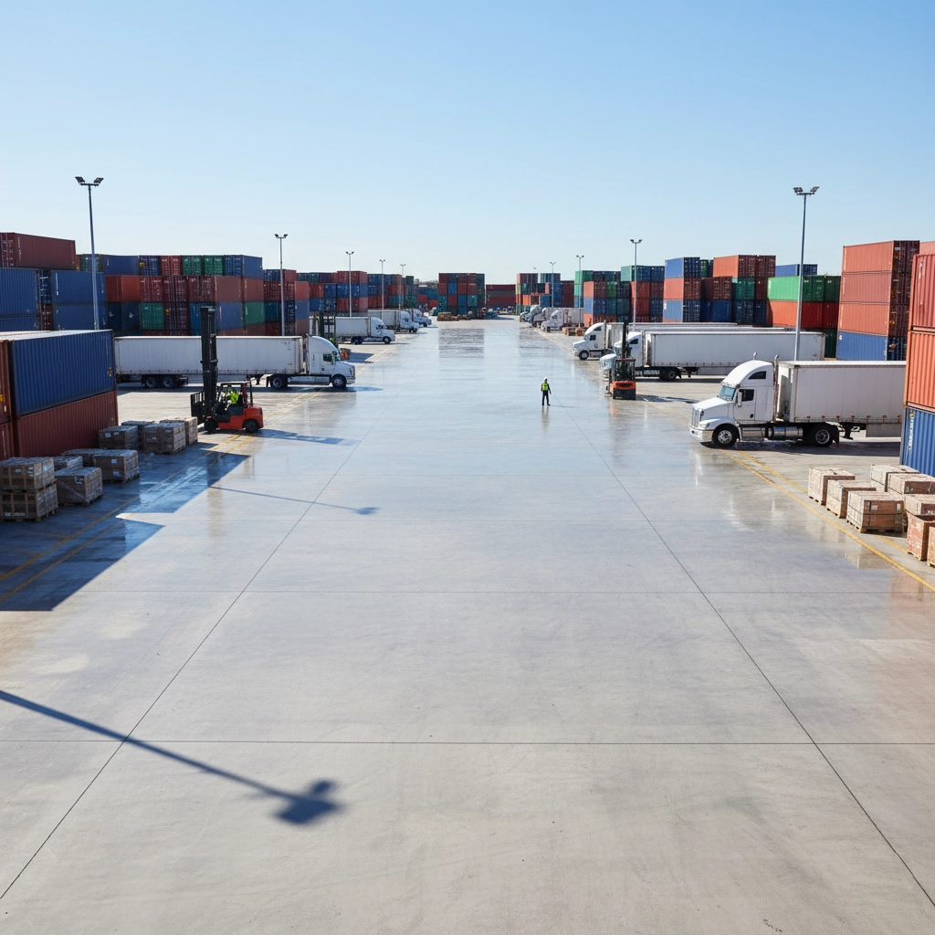 Industrial yard cleaning