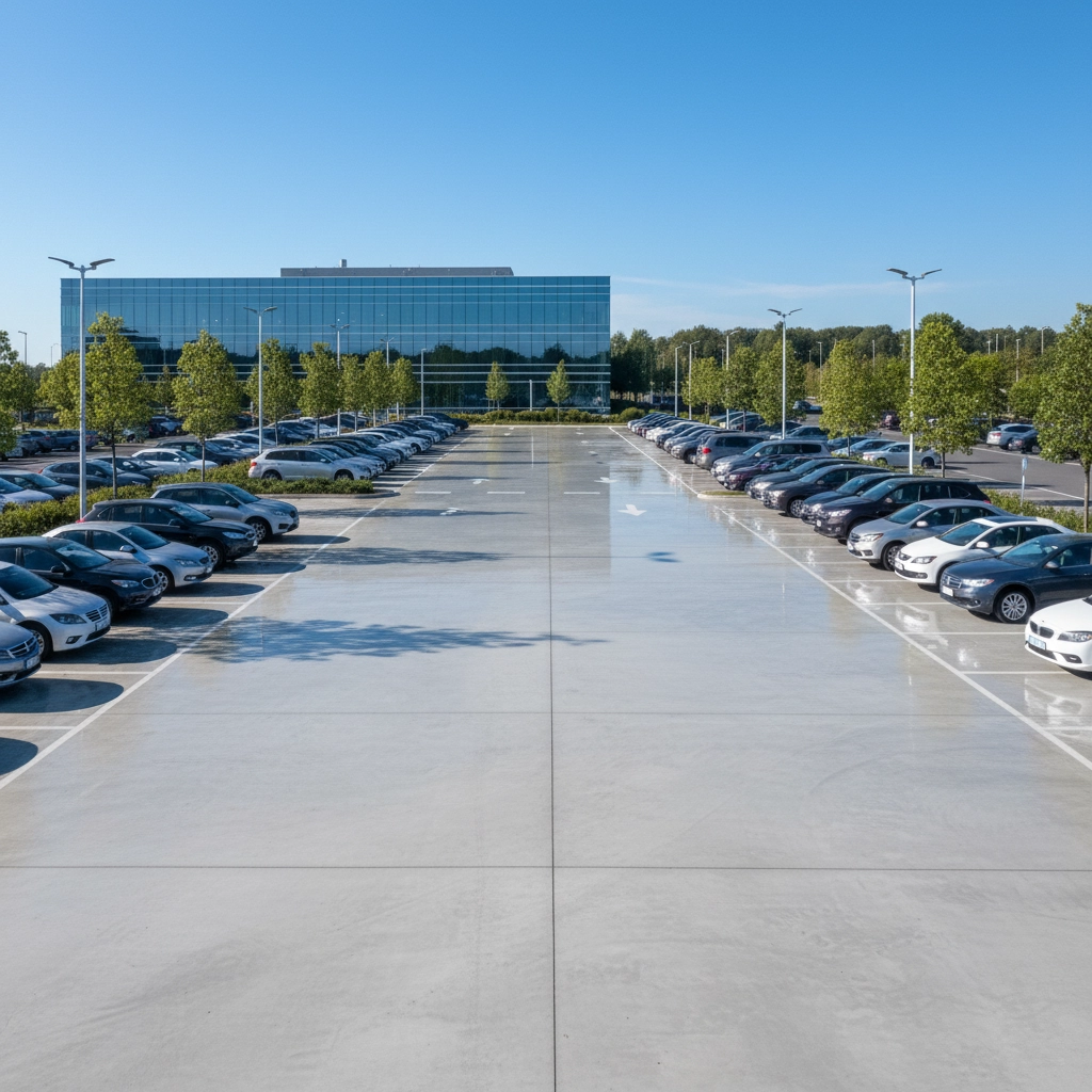 Parking lot cleaning